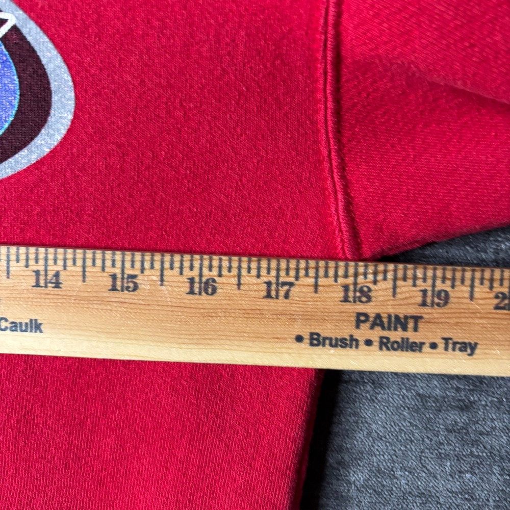 Vintage 2000 Dragon Ball Z Sweatshirt Red Goku Graphic Youth L Crewneck Anime - Picture 8 of 9